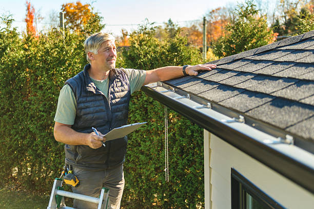 Professional Roofing technician working in Oregon House, CA
